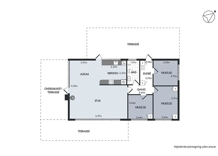 A Cozy House On Mols With A View Of The Sea Сasa de vacaciones